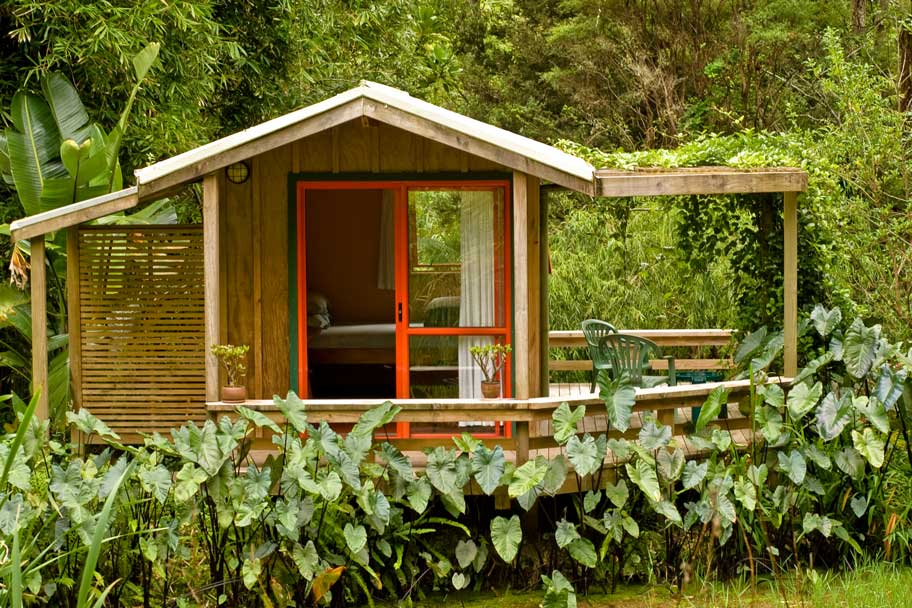 Pond Cabin exterior view