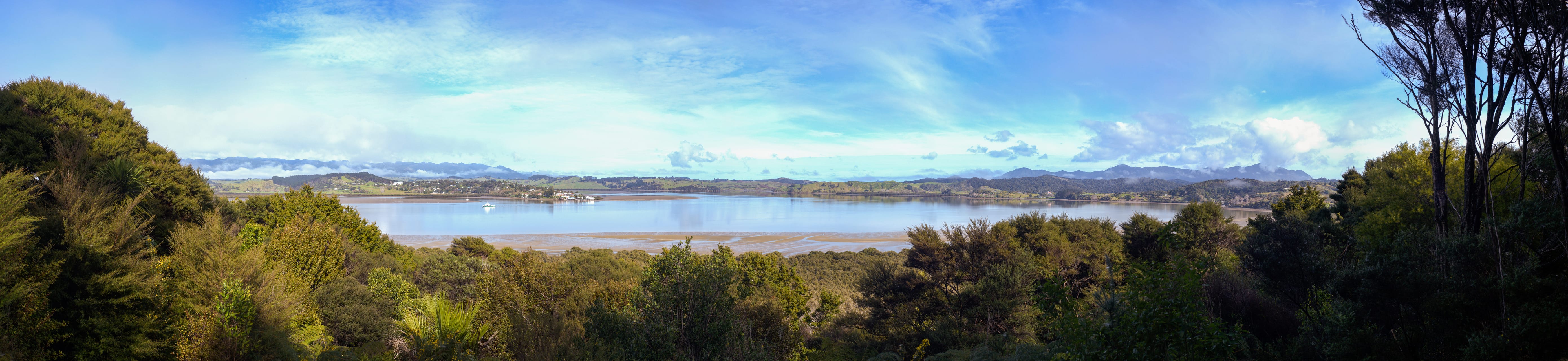 Panoramic view from The Tree House